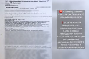 Выписка после операции