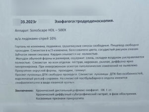 Заключениуе ФГДС